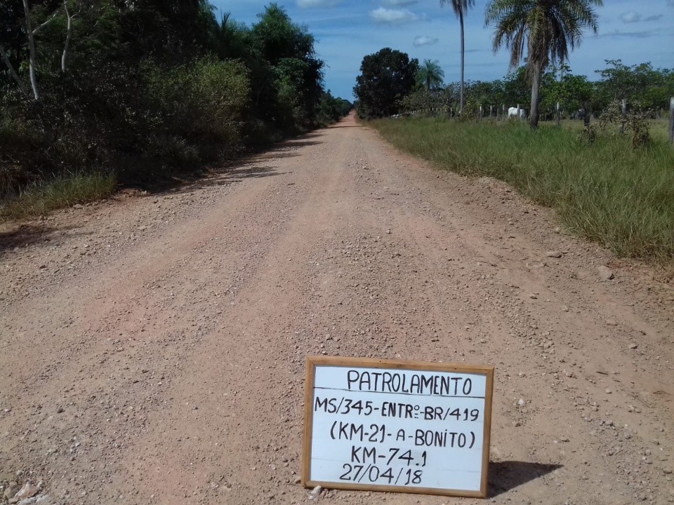 Agesul atende solicitação do Vereador Edinaldo Gregório Dias e recupera BR MS 345