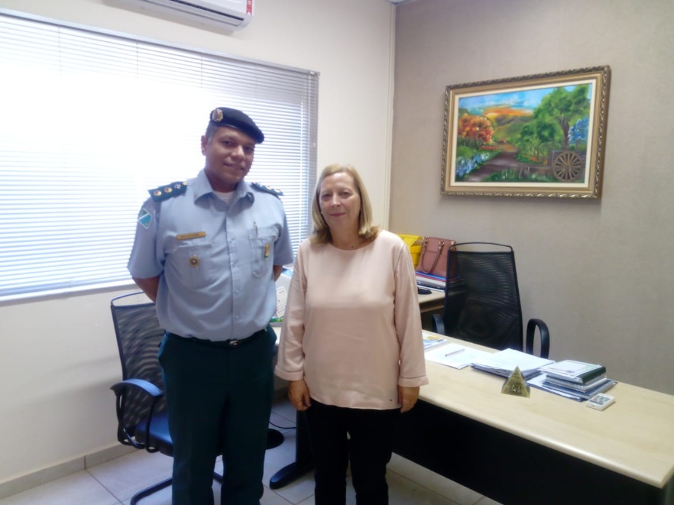 Câmara recebe novo comandante da PM de Bonito
