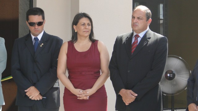 Autoridades participam da inauguração do novo Fórum de Bonito