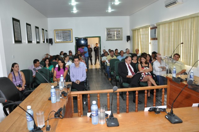 ABERTURA DA 3° SESSÃO LEGISLATIVA, COM A NOVA MESA DIRETORA.