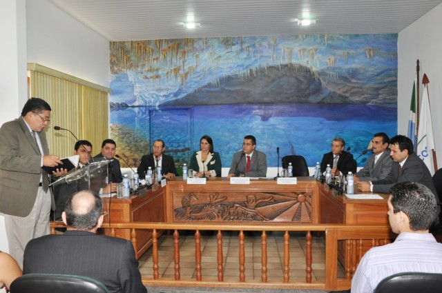 ABERTURA DA 3° SESSÃO LEGISLATIVA, COM A NOVA MESA DIRETORA.