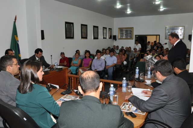 ABERTURA DA 3° SESSÃO LEGISLATIVA, COM A NOVA MESA DIRETORA.