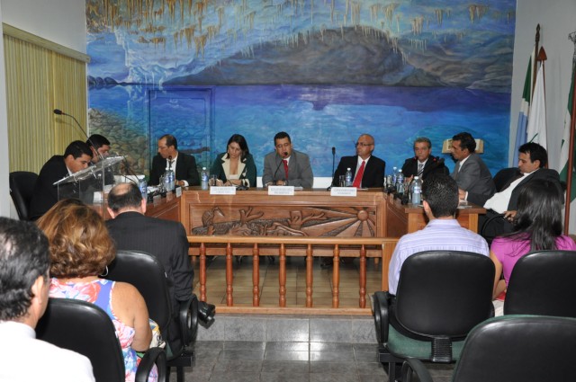 ABERTURA DA 3° SESSÃO LEGISLATIVA, COM A NOVA MESA DIRETORA.