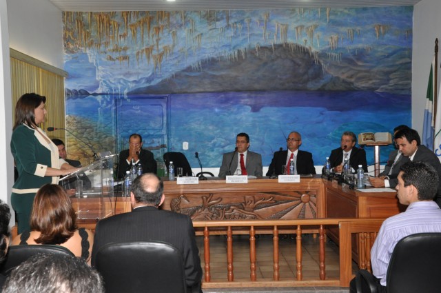 ABERTURA DA 3° SESSÃO LEGISLATIVA, COM A NOVA MESA DIRETORA.