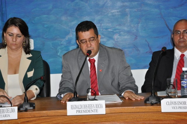 ABERTURA DA 3° SESSÃO LEGISLATIVA, COM A NOVA MESA DIRETORA.