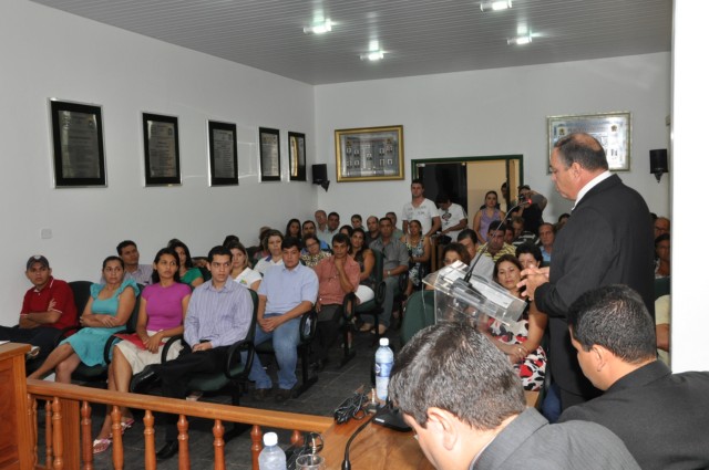 ABERTURA DA 3° SESSÃO LEGISLATIVA, COM A NOVA MESA DIRETORA.
