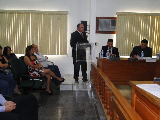 ABERTURA DA 3° SESSÃO LEGISLATIVA, COM A NOVA MESA DIRETORA.