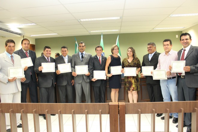 Vereadores são diplomados em Bonito.