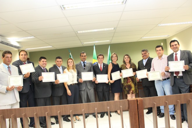 Vereadores são diplomados em Bonito.