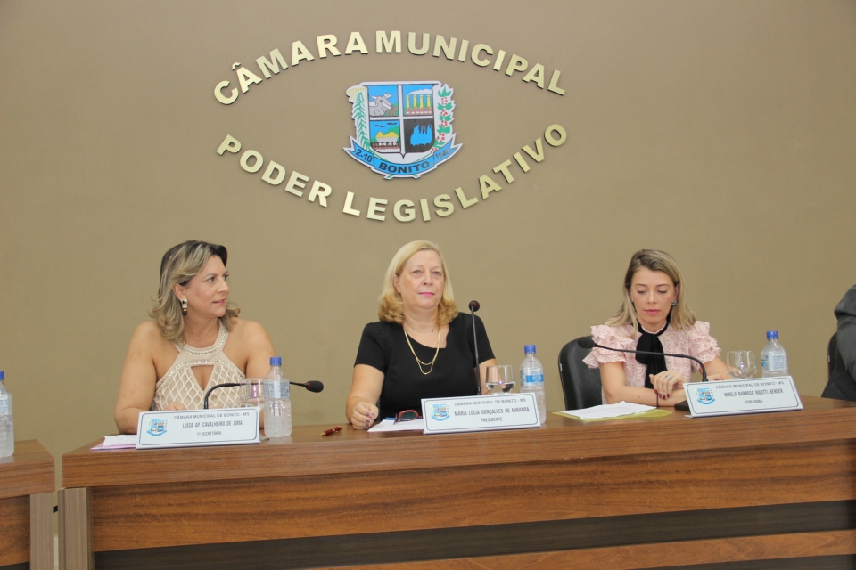 Câmara Municipal de Bonito realiza Sessão Solene de abertura