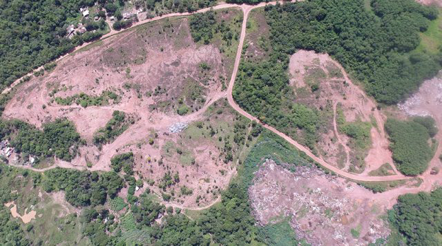 Imagem aérea do Aterro Controlado-Bonito MS Foto:Glaucio Cezar Jabuty